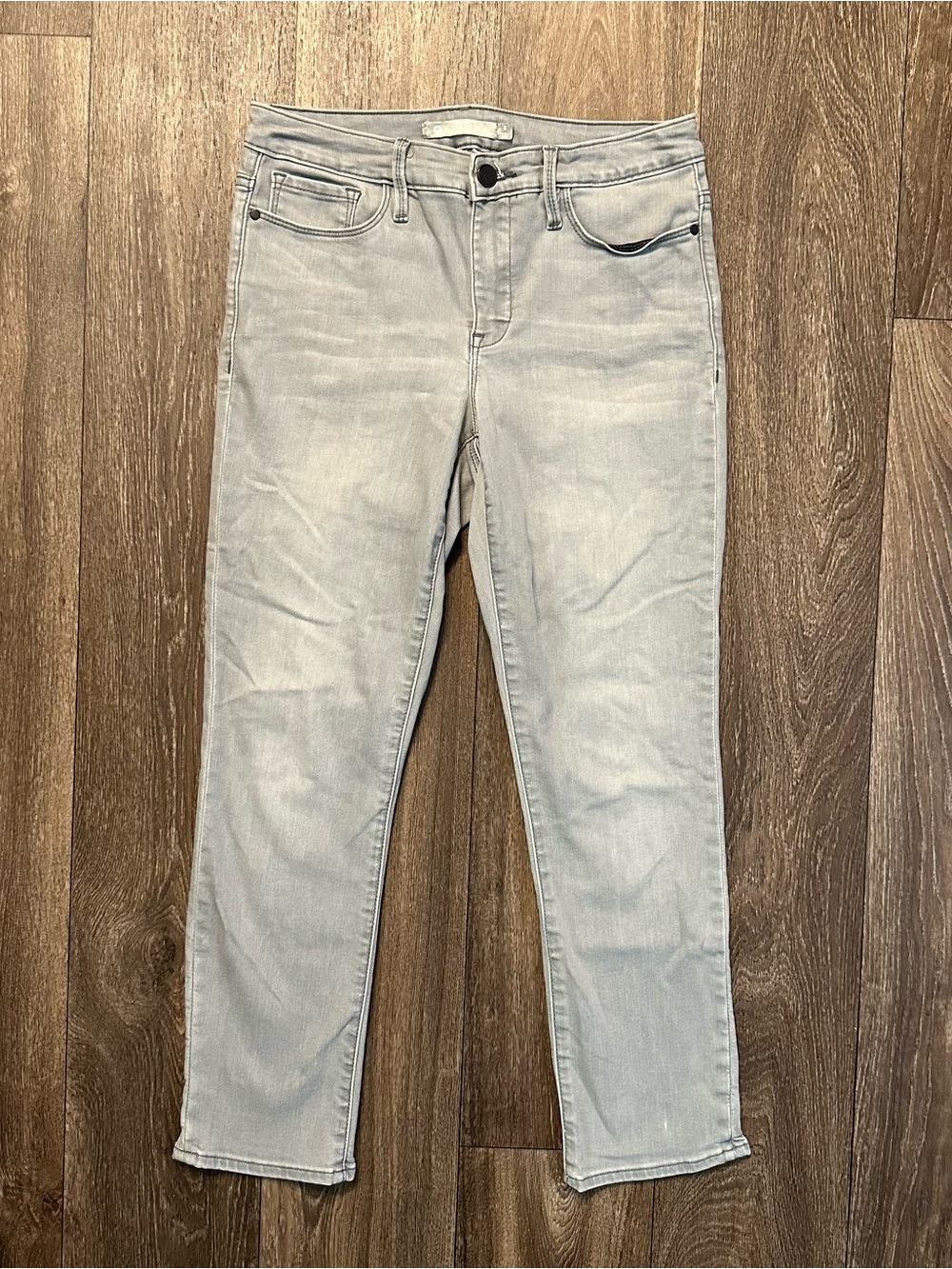 Athleta Jeans Women 6 Gray Sculptek Skinny Mid Rise Stretch Denim